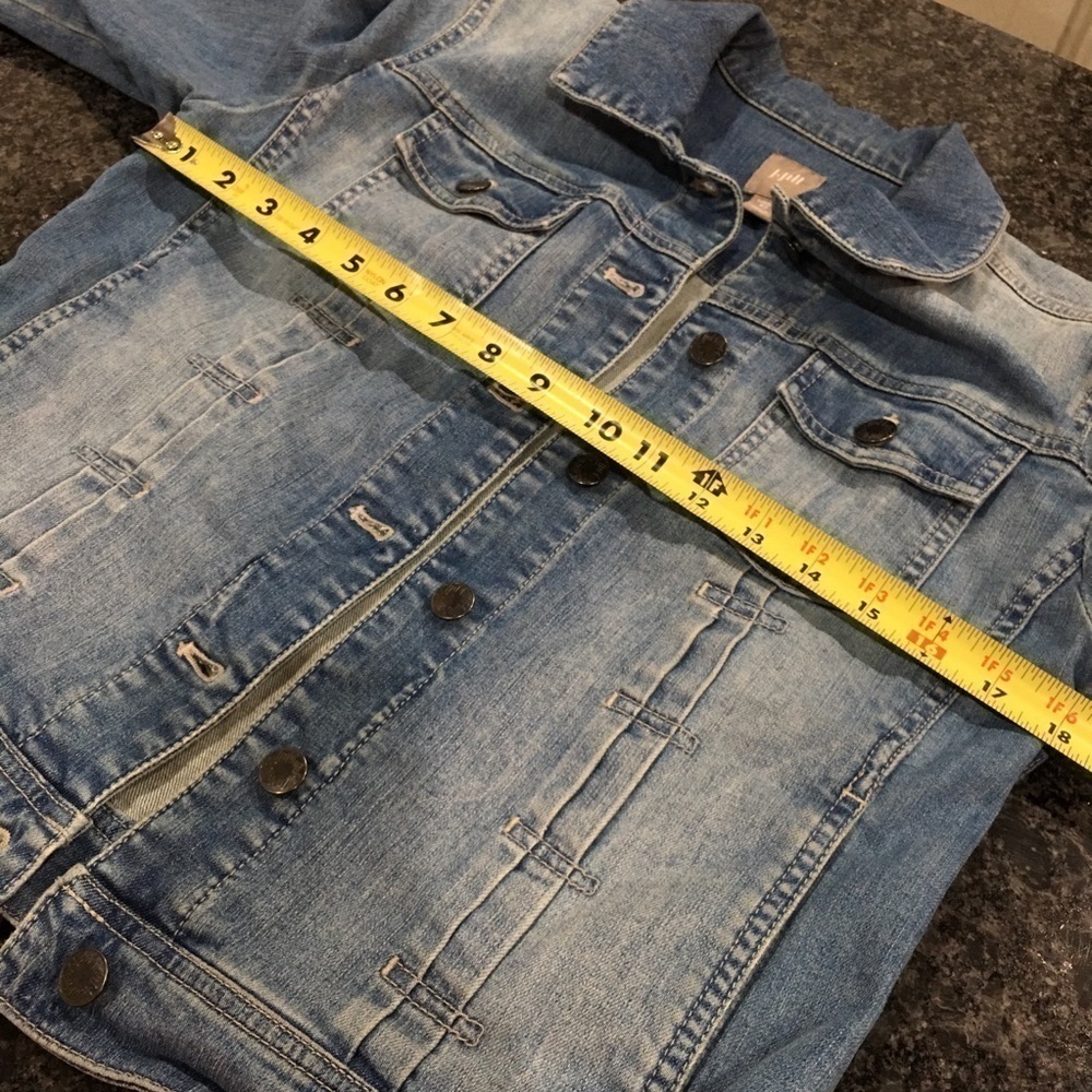 J. Jill jean denim jacket size XS - Picture 6 of 8